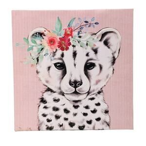 Baby Cheetah Canvas Art Print